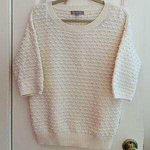 Banana Republic Cream Crew Neck Sweater